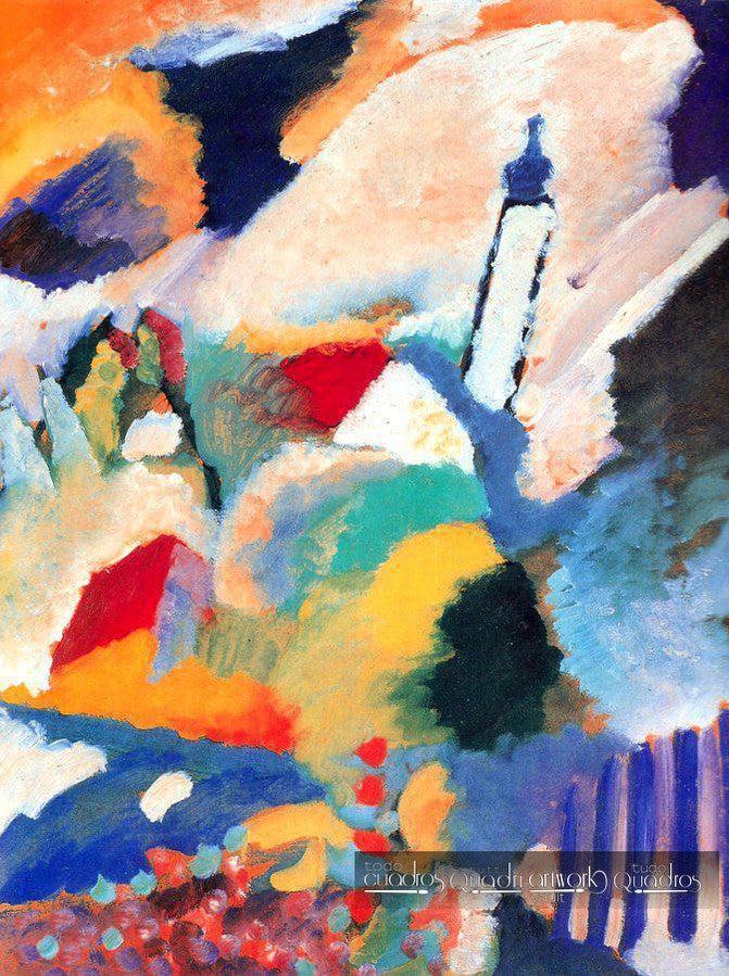 Murnau con una chiesa I, Kandinsky