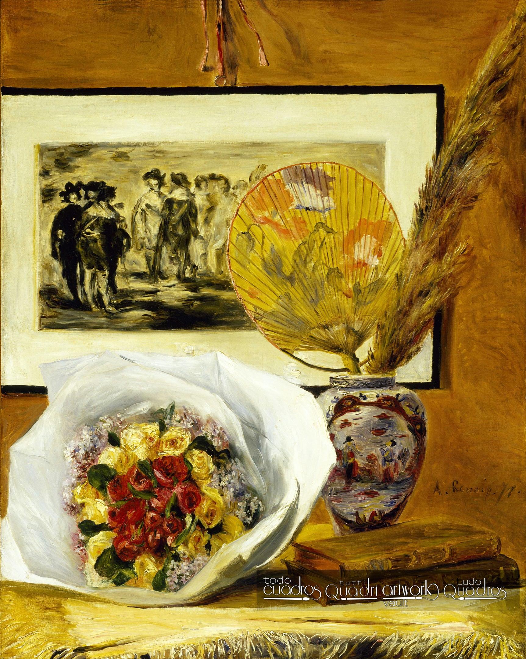 Natura morta con bouquet, Renoir
