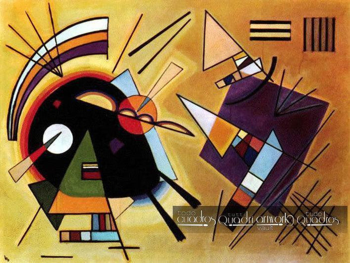 Nero e viola, Kandinsky
