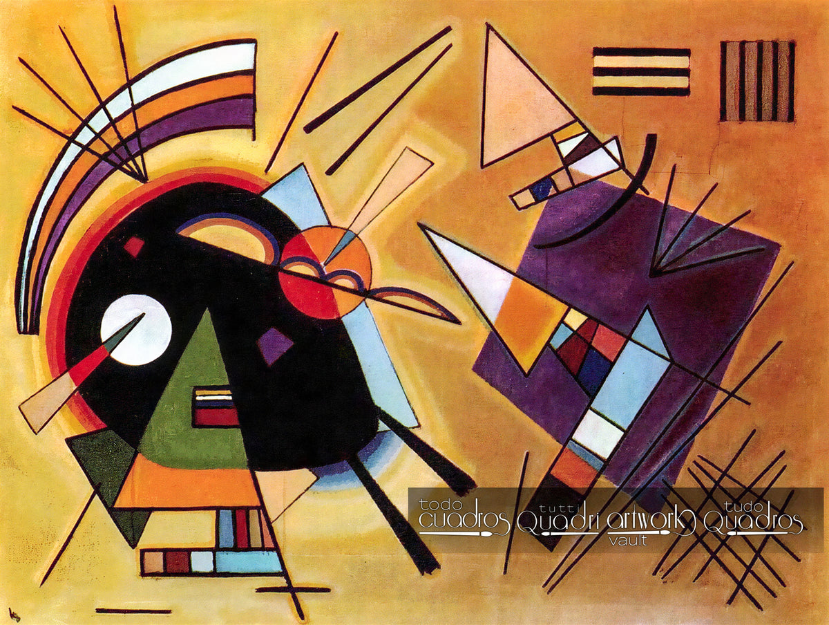 Nero e viola, Kandinsky