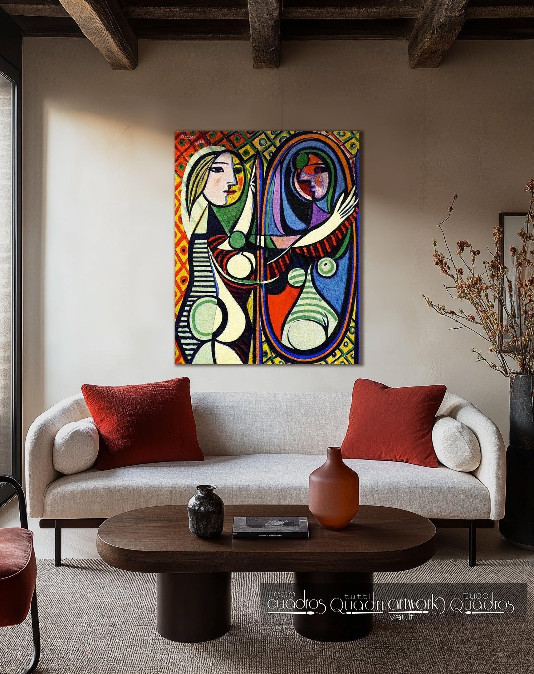 Ragazza davanti allo specchio, Picasso
