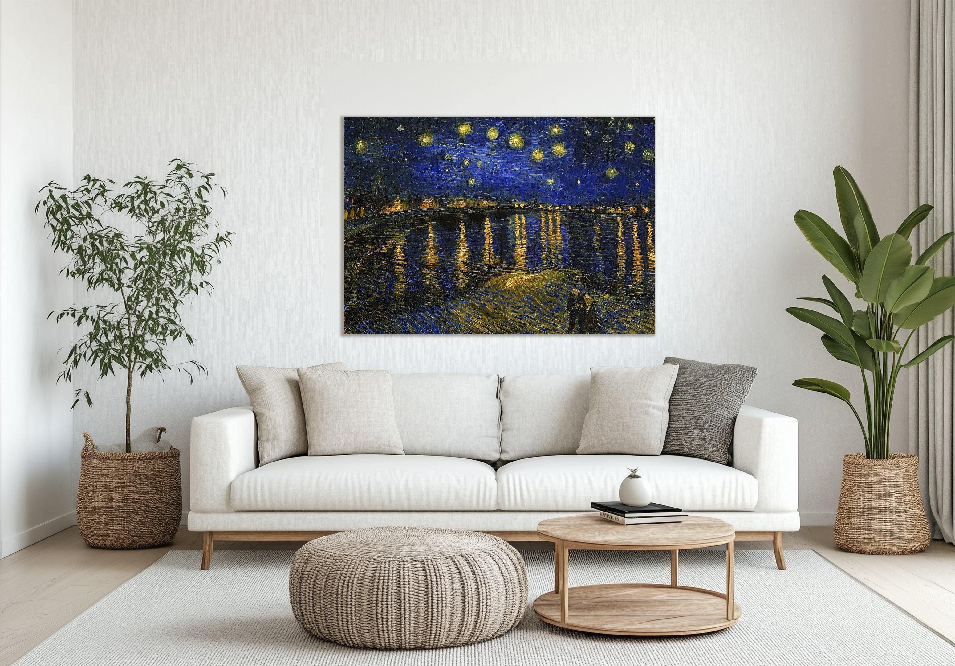 Notte stellata sul Rodano, Van Gogh