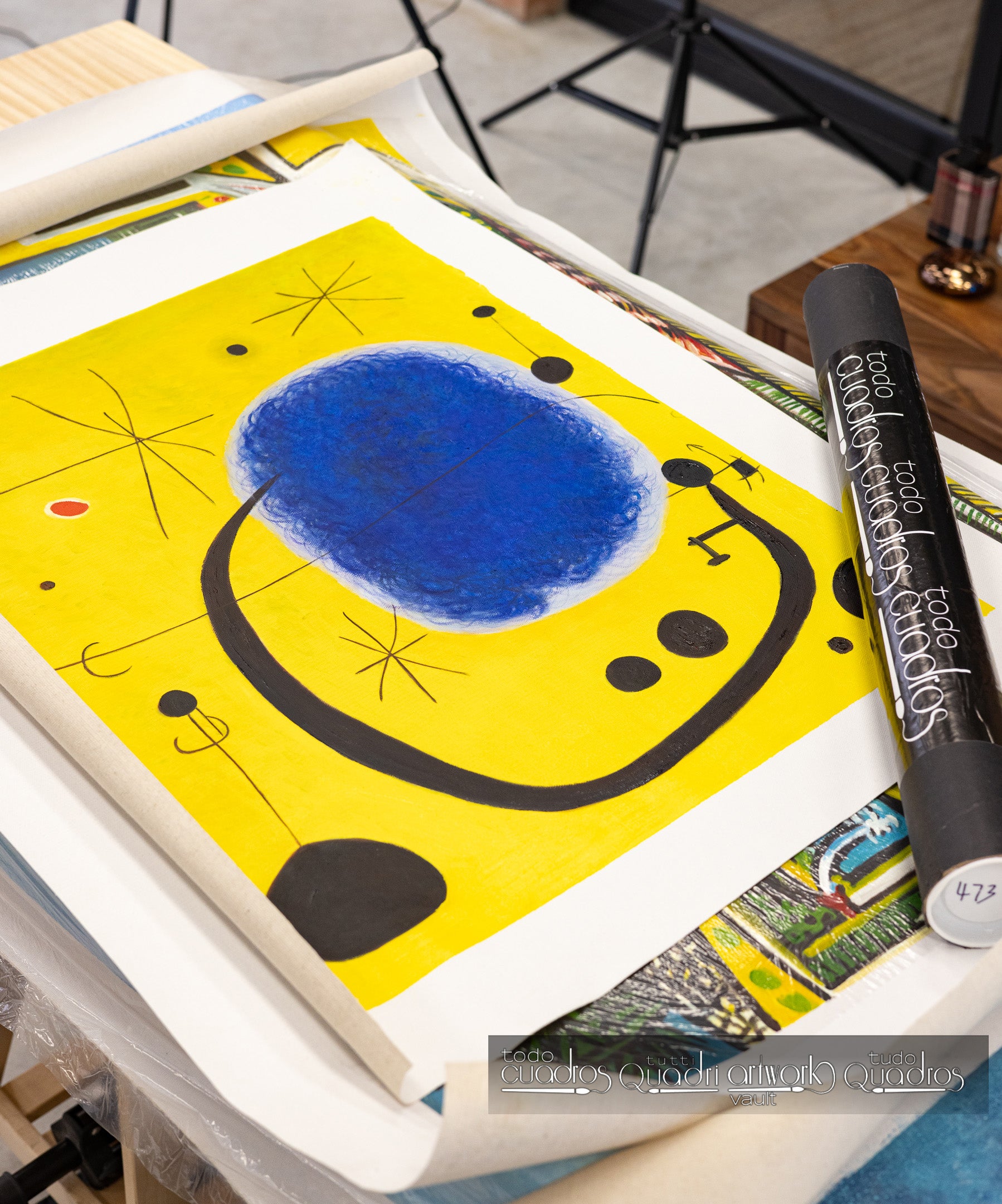 L’oro dell’azzurro, Miró