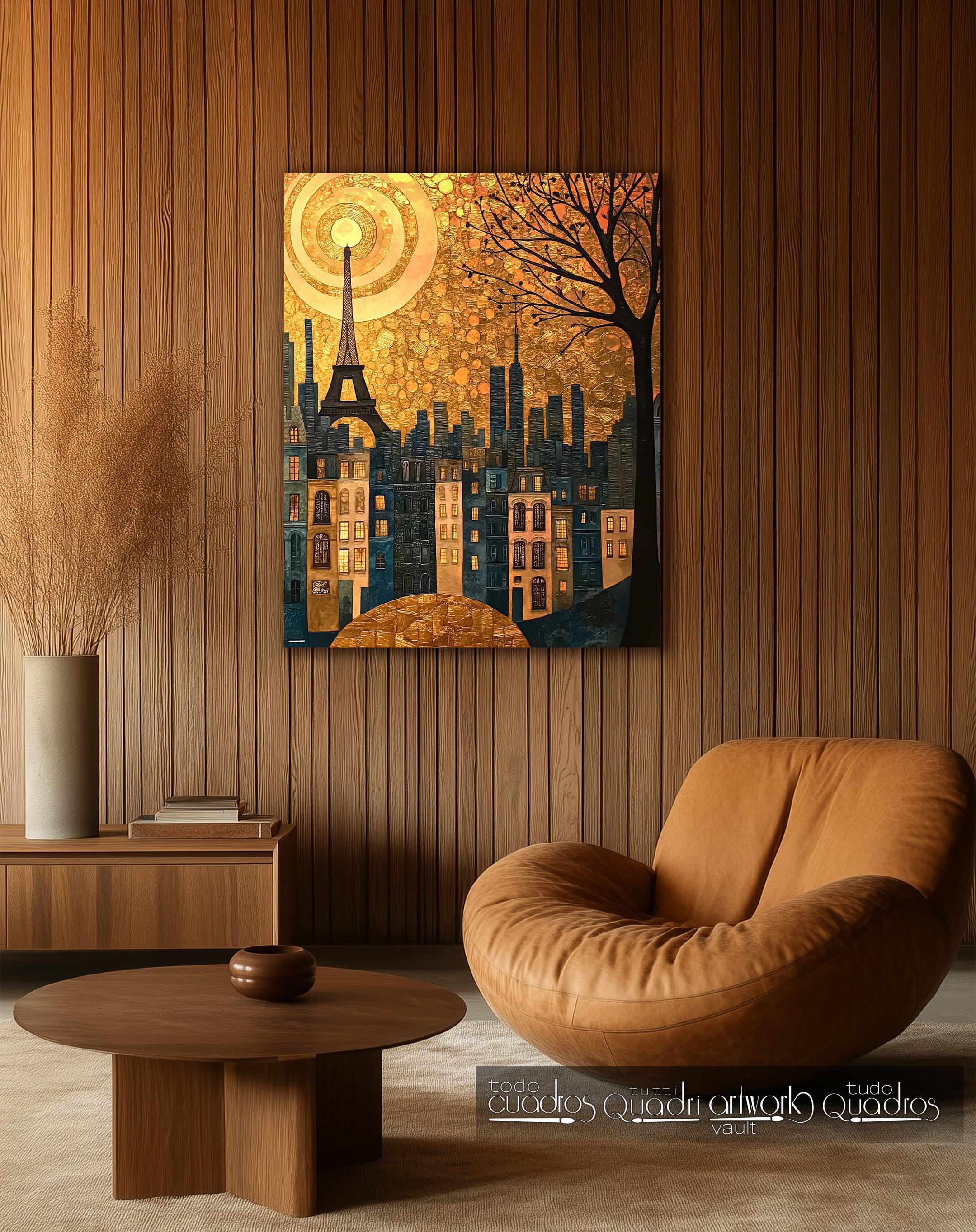 Sogno modernista nella città della luce, stile Klimt