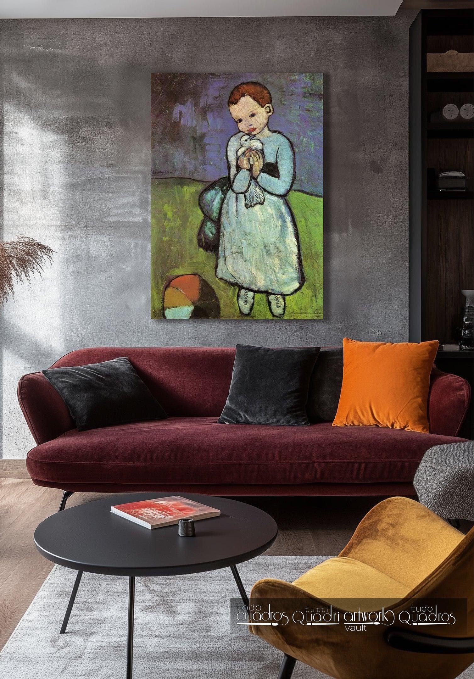 Bambino con colomba, Picasso