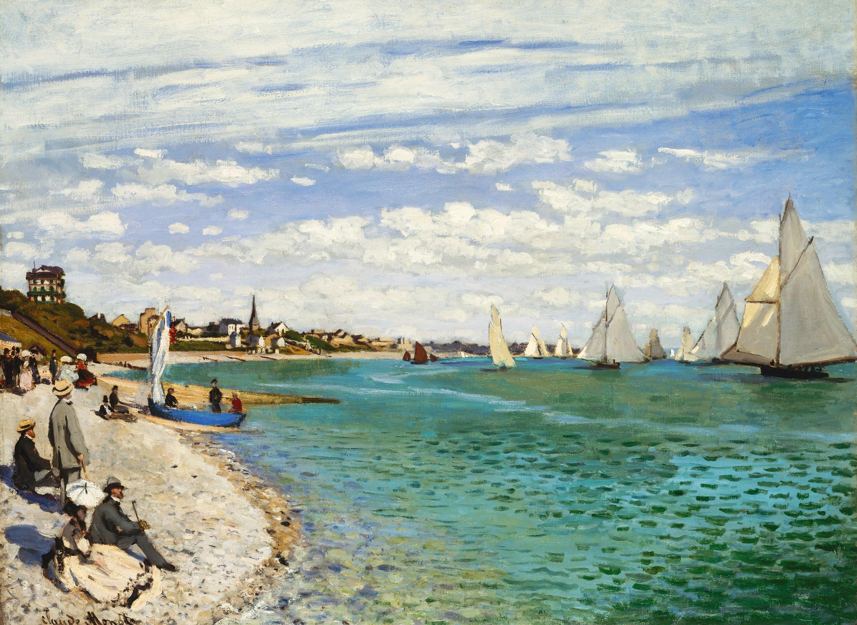 Regata a Sainte-Adresse, Monet
