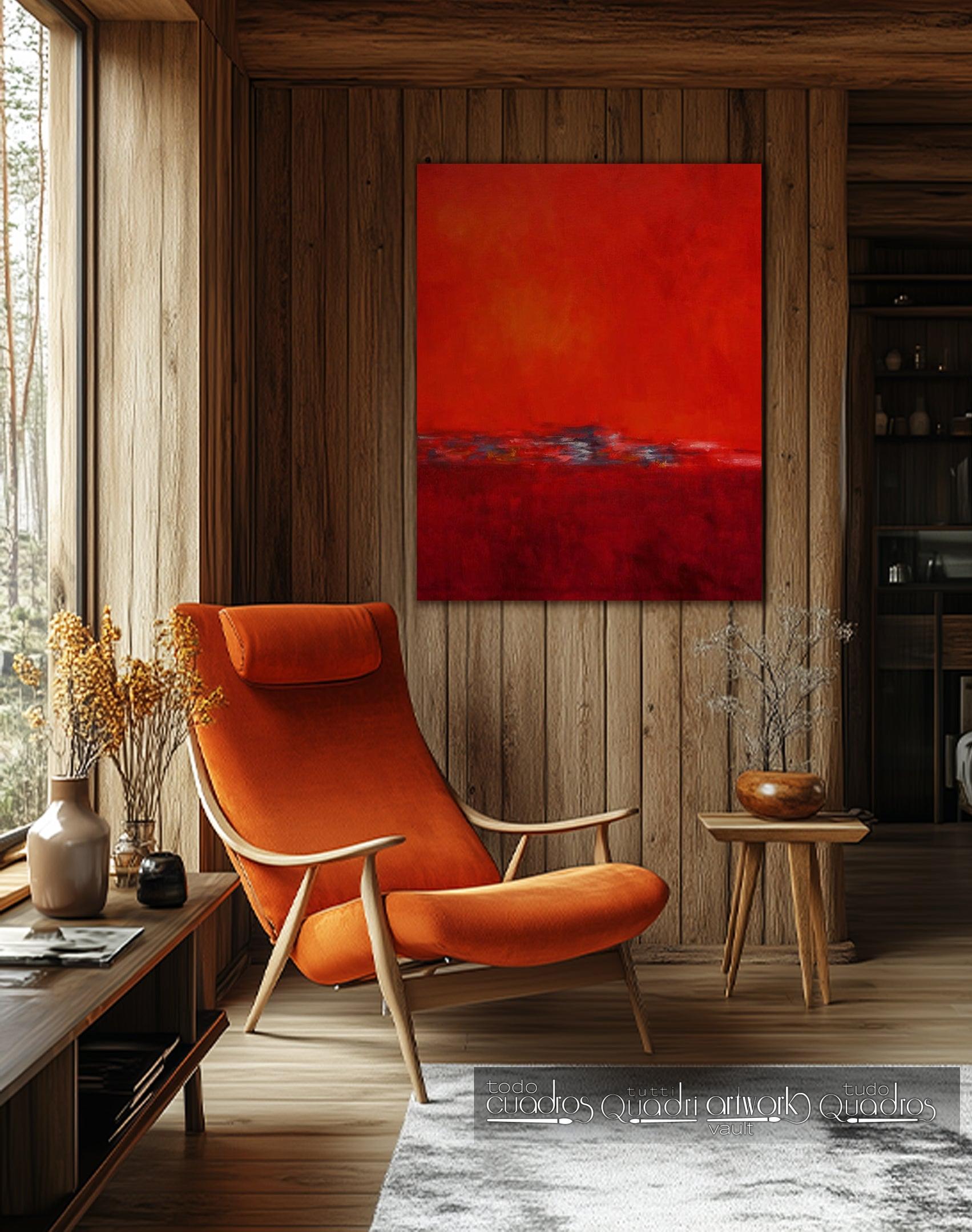 Rosso, Astratto