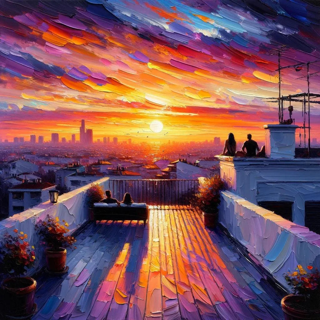 Tramonto sulla Metropoli