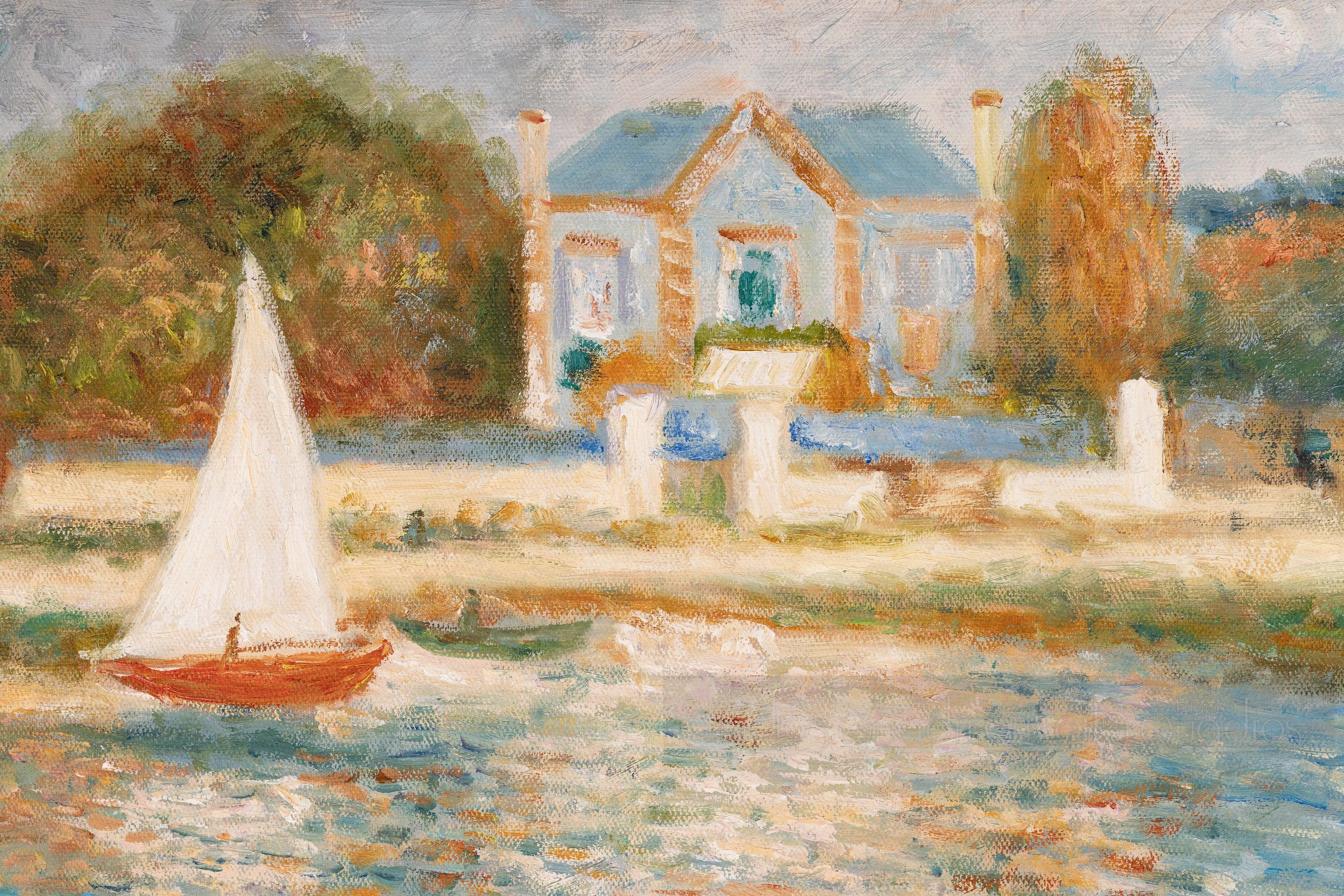 In barca sulla Senna, Renoir