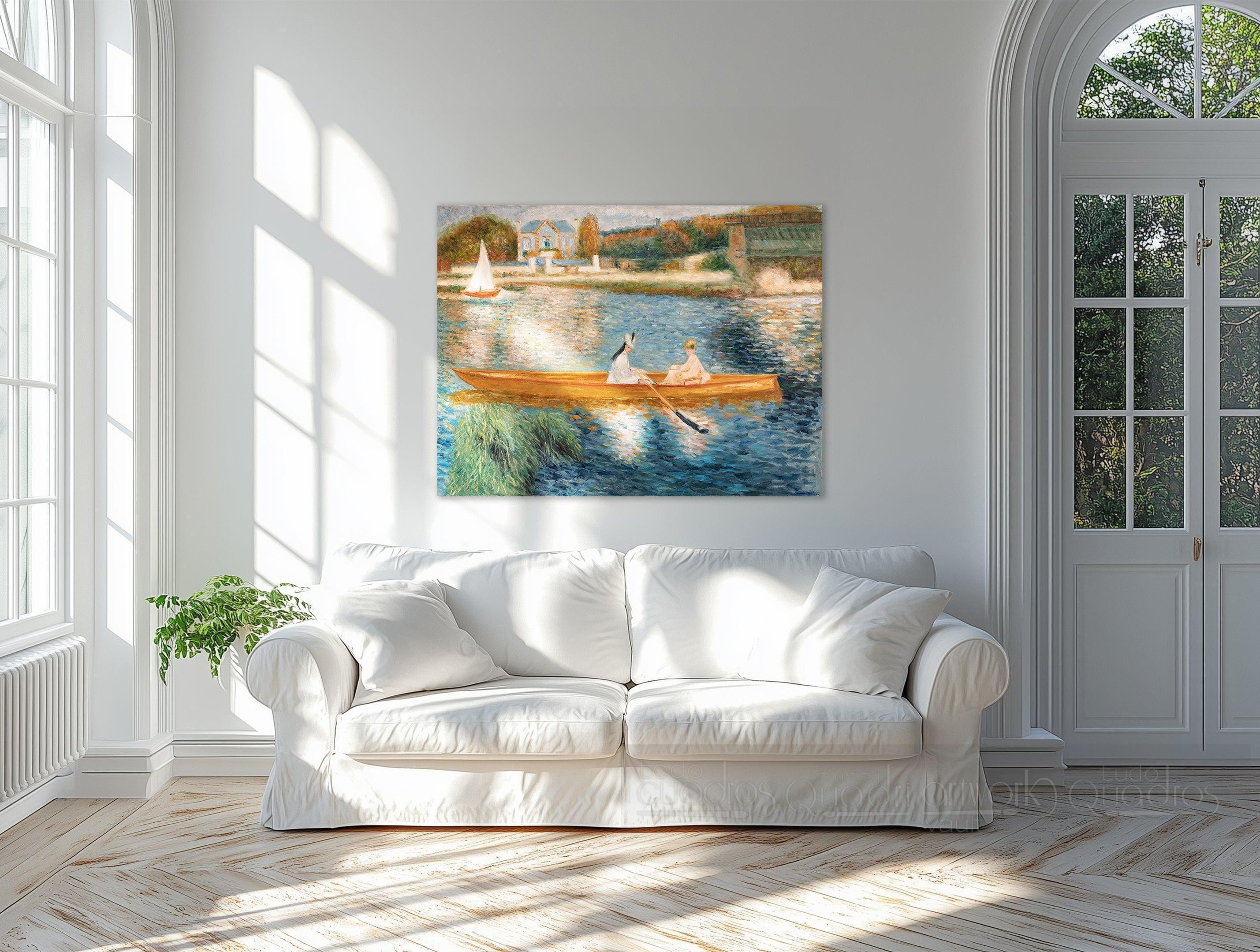 In barca sulla Senna, Renoir