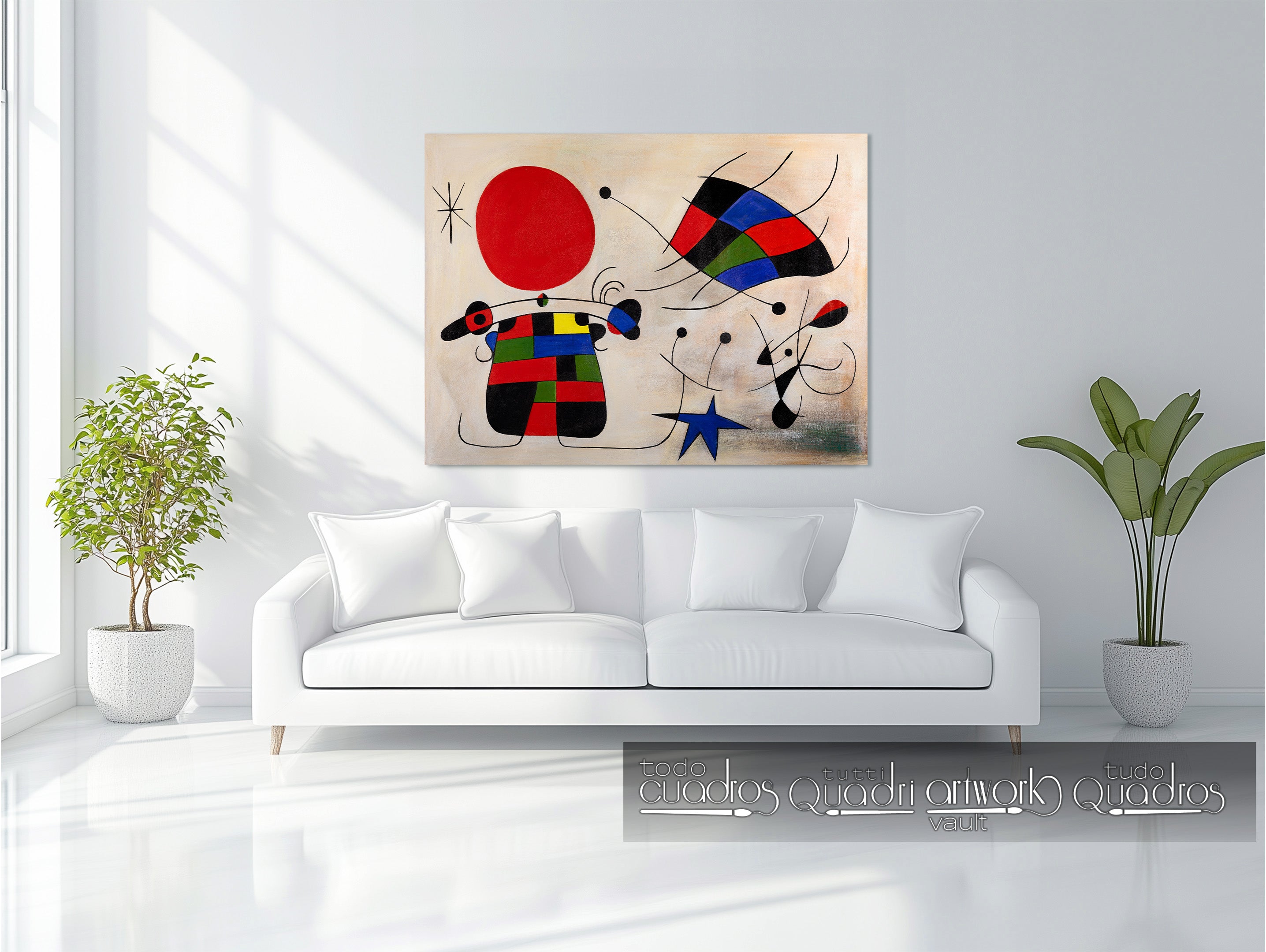 Il sorriso di ali fiammeggianti, Miró