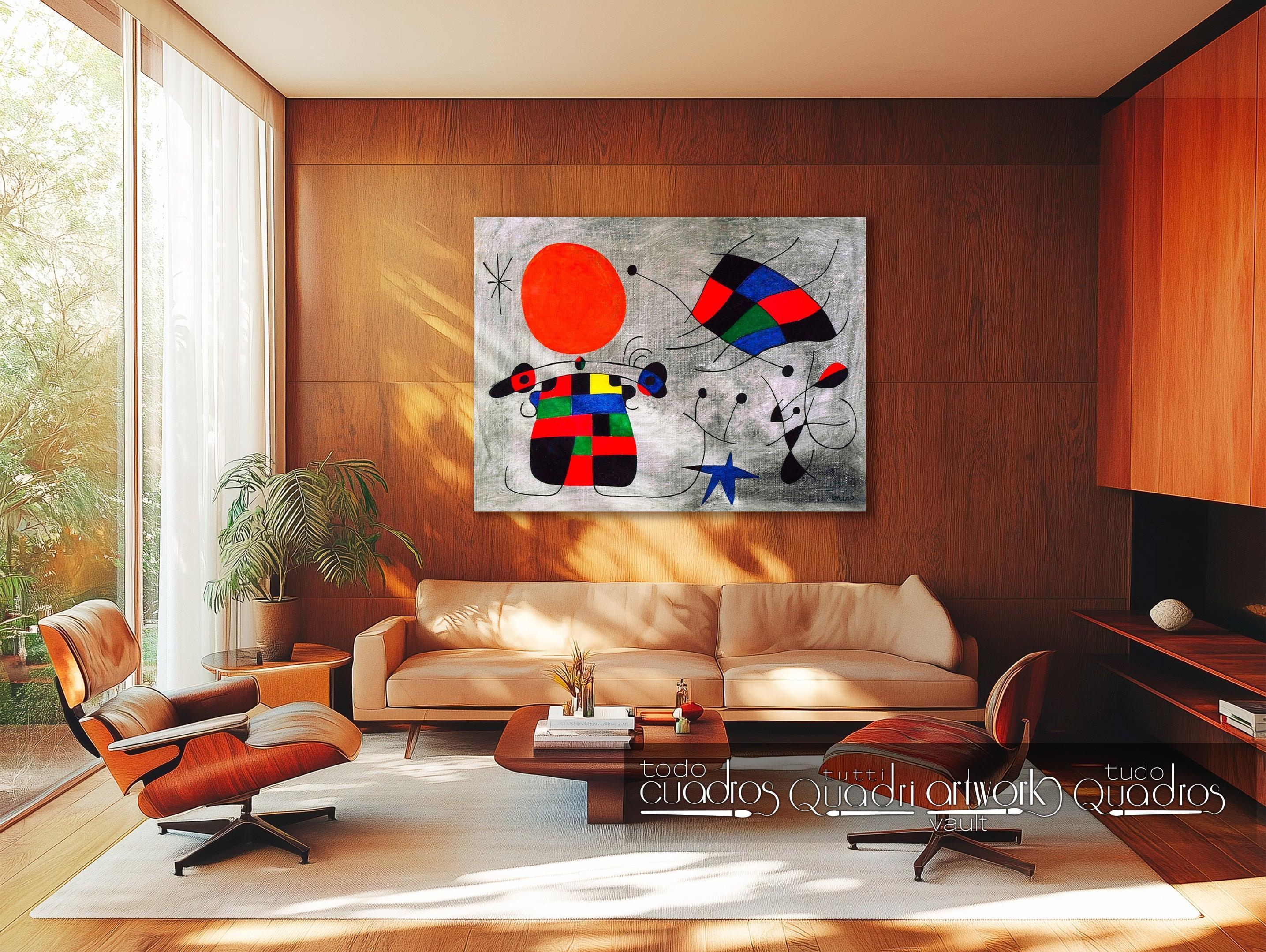 Il sorriso di ali fiammeggianti, Miró