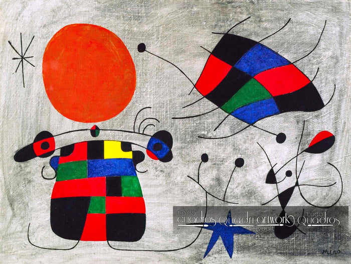 Il sorriso di ali fiammeggianti, Miró