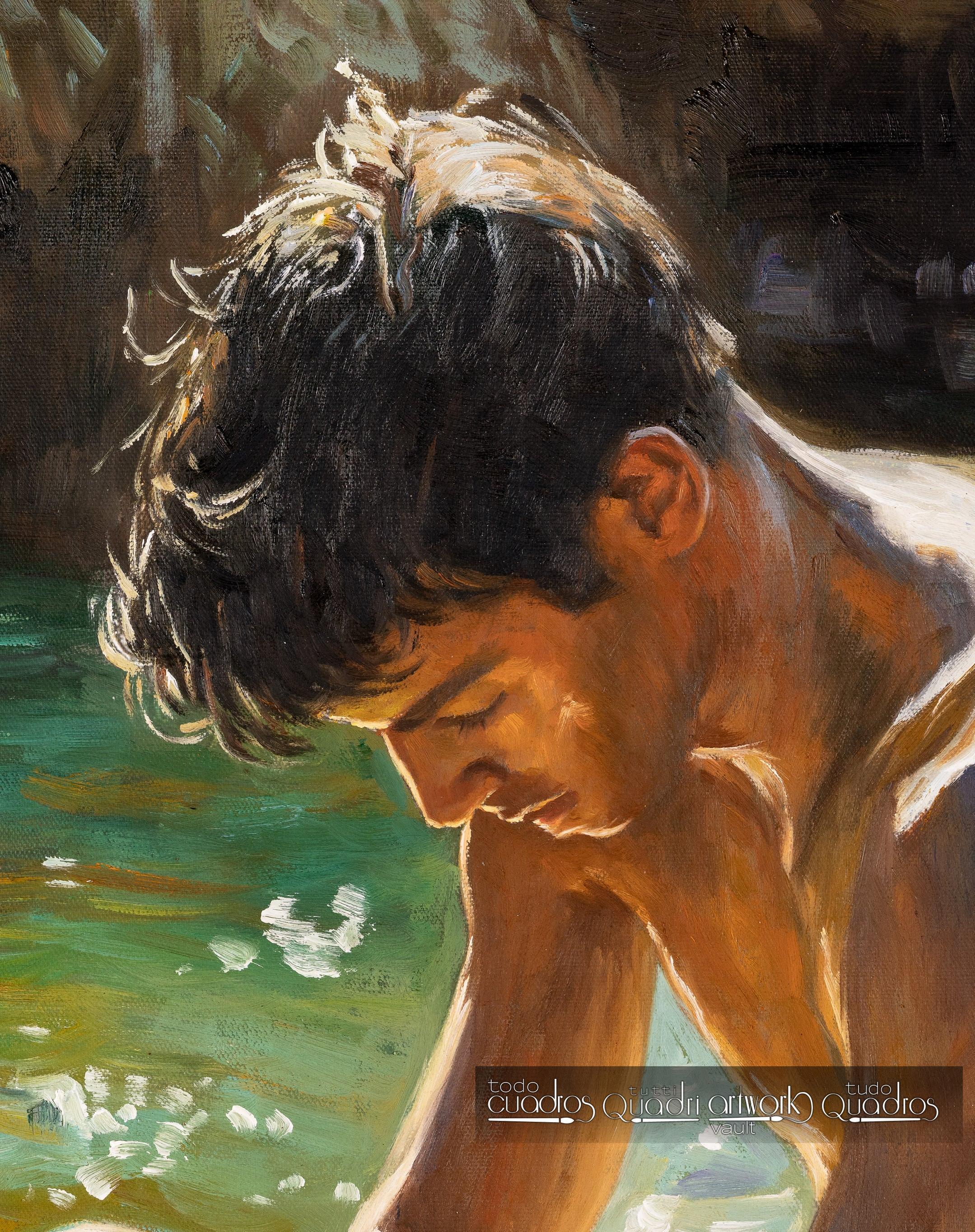 Sotto il sole della cala, stile Sorolla