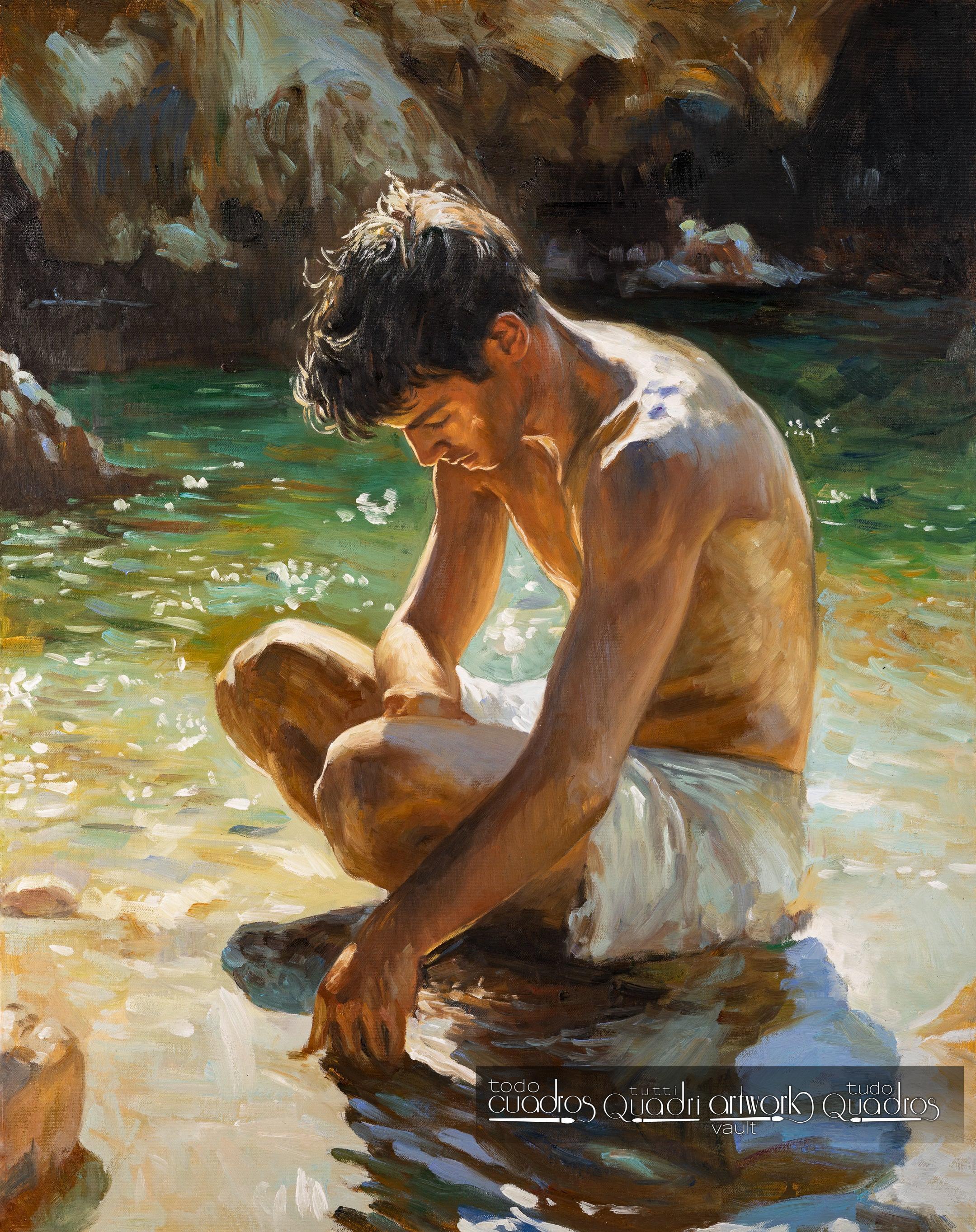 Sotto il sole della cala, stile Sorolla