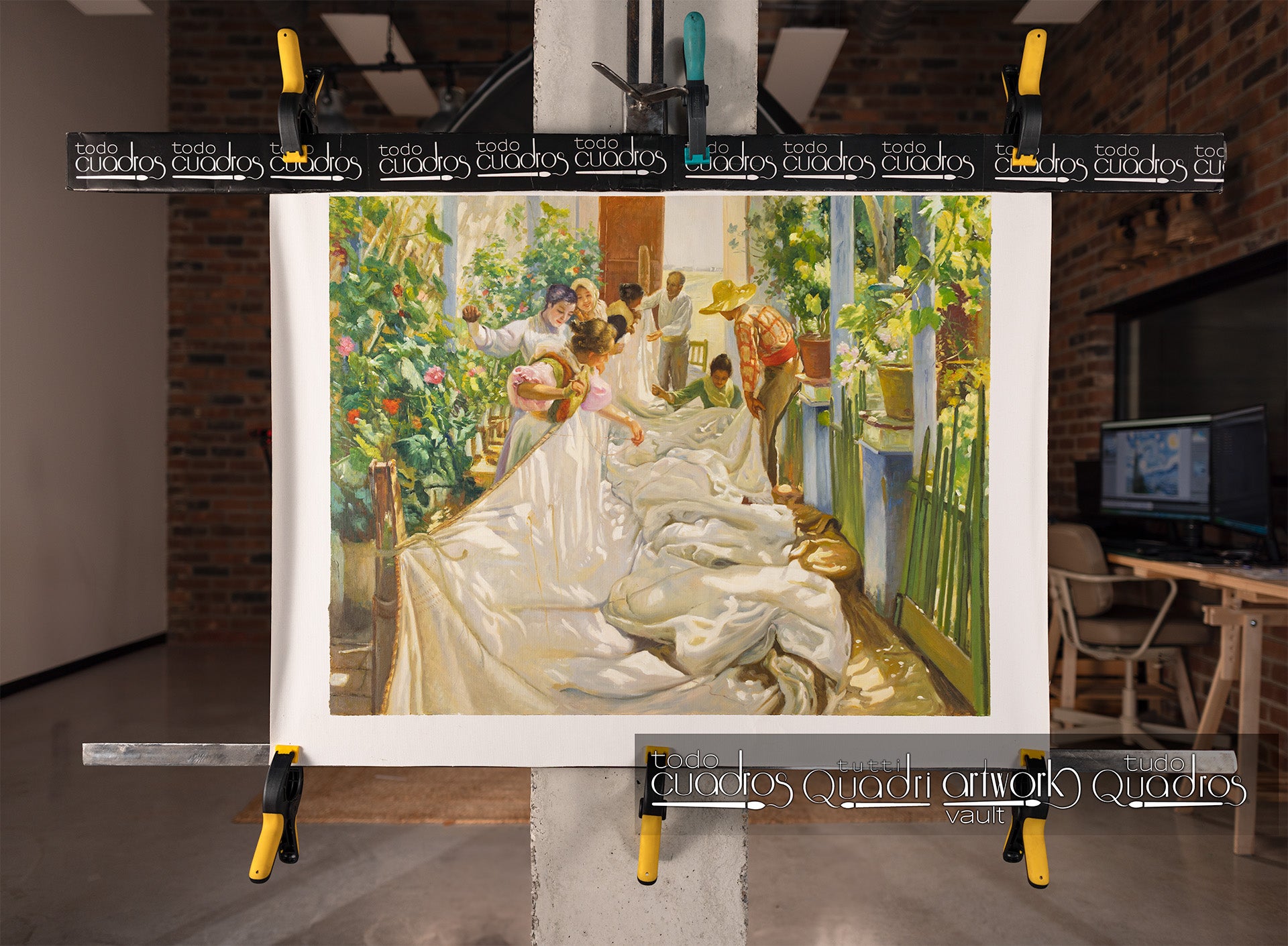 Cucendo la Vela, Sorolla