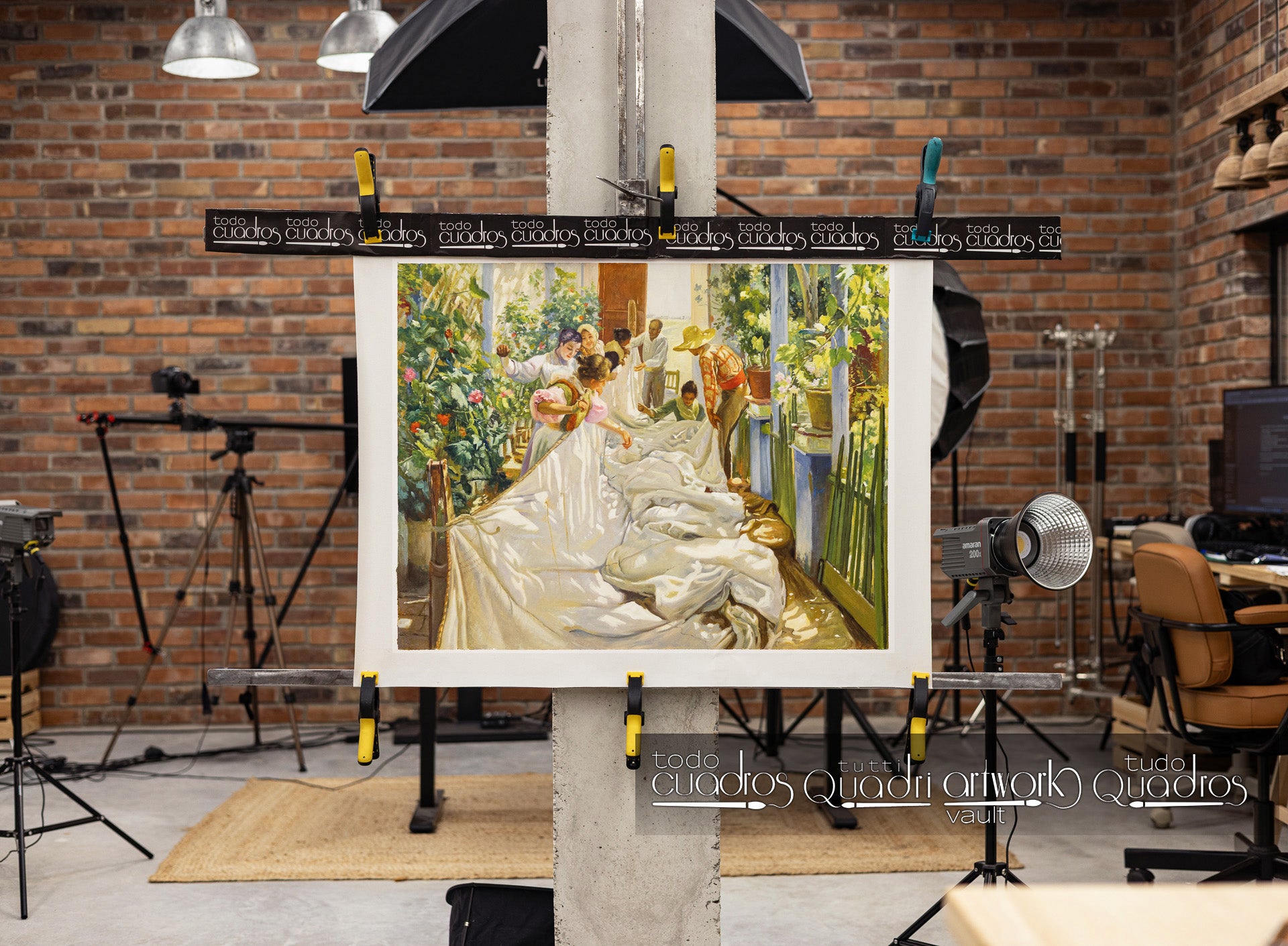 Cucendo la Vela, Sorolla