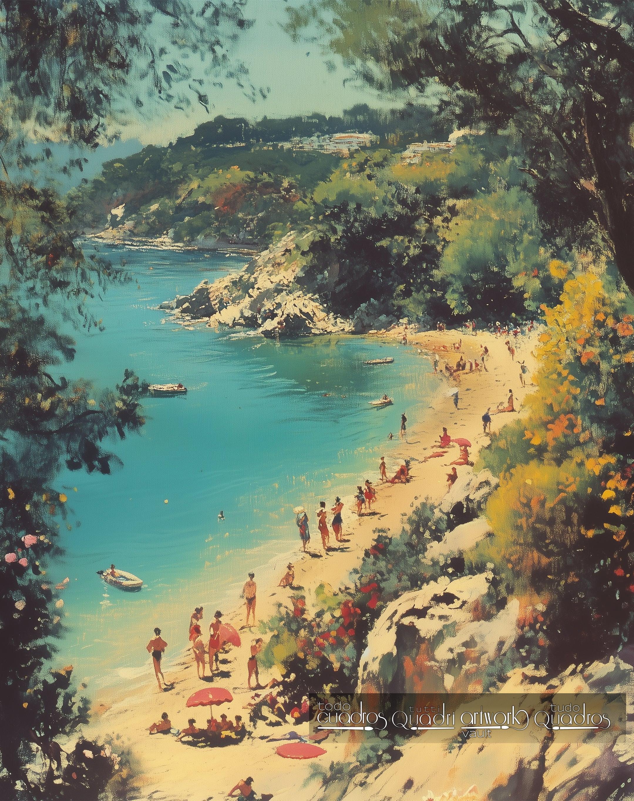 Angoli del Mediterraneo, stile Sorolla