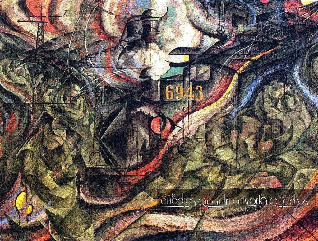 Stati d'Animo. Gli addii, Boccioni (seconda tela)