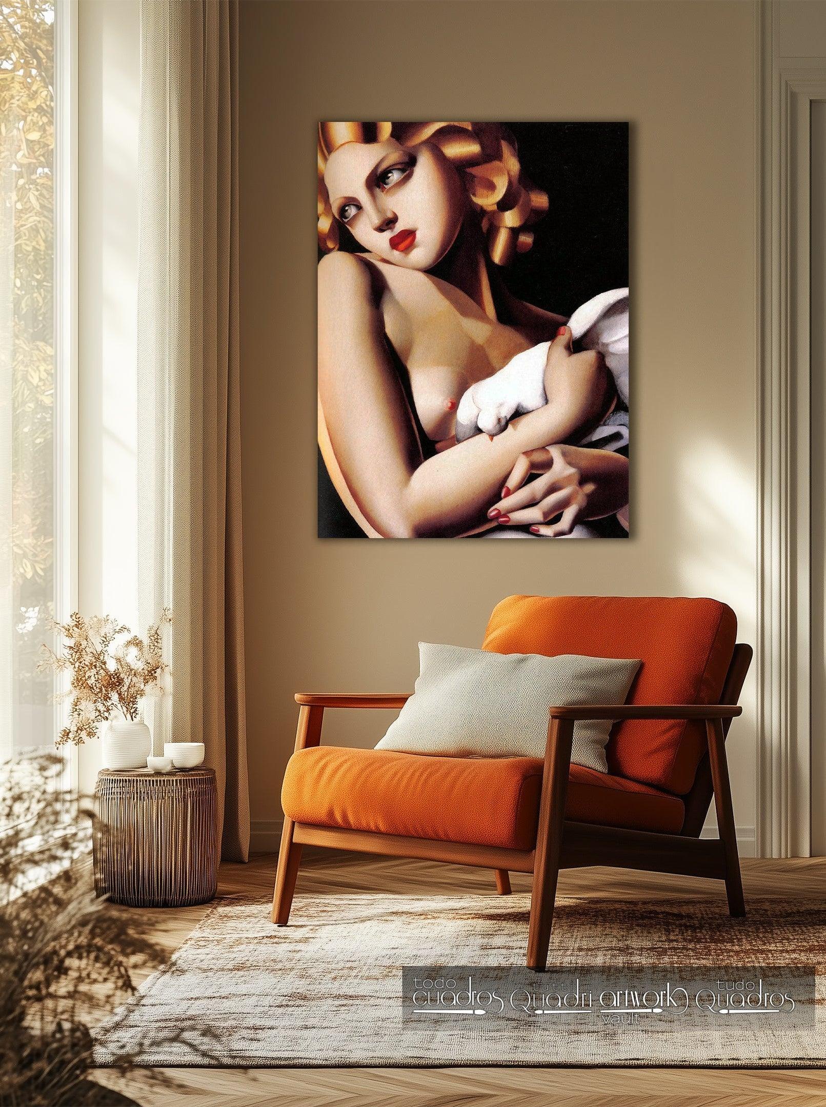 Donna con colomba, Lempicka