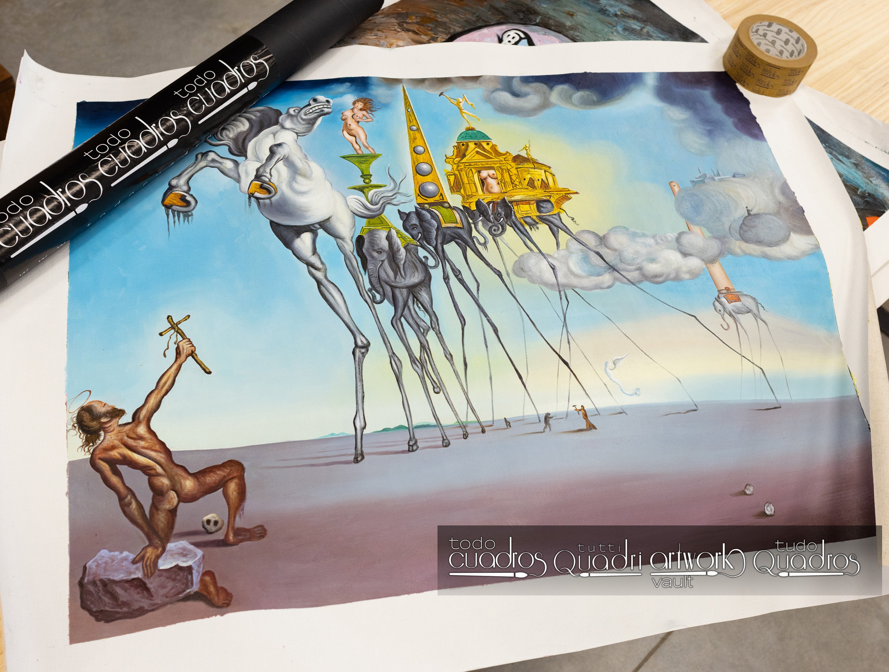 La tentazione di Sant’Antonio, Dalí