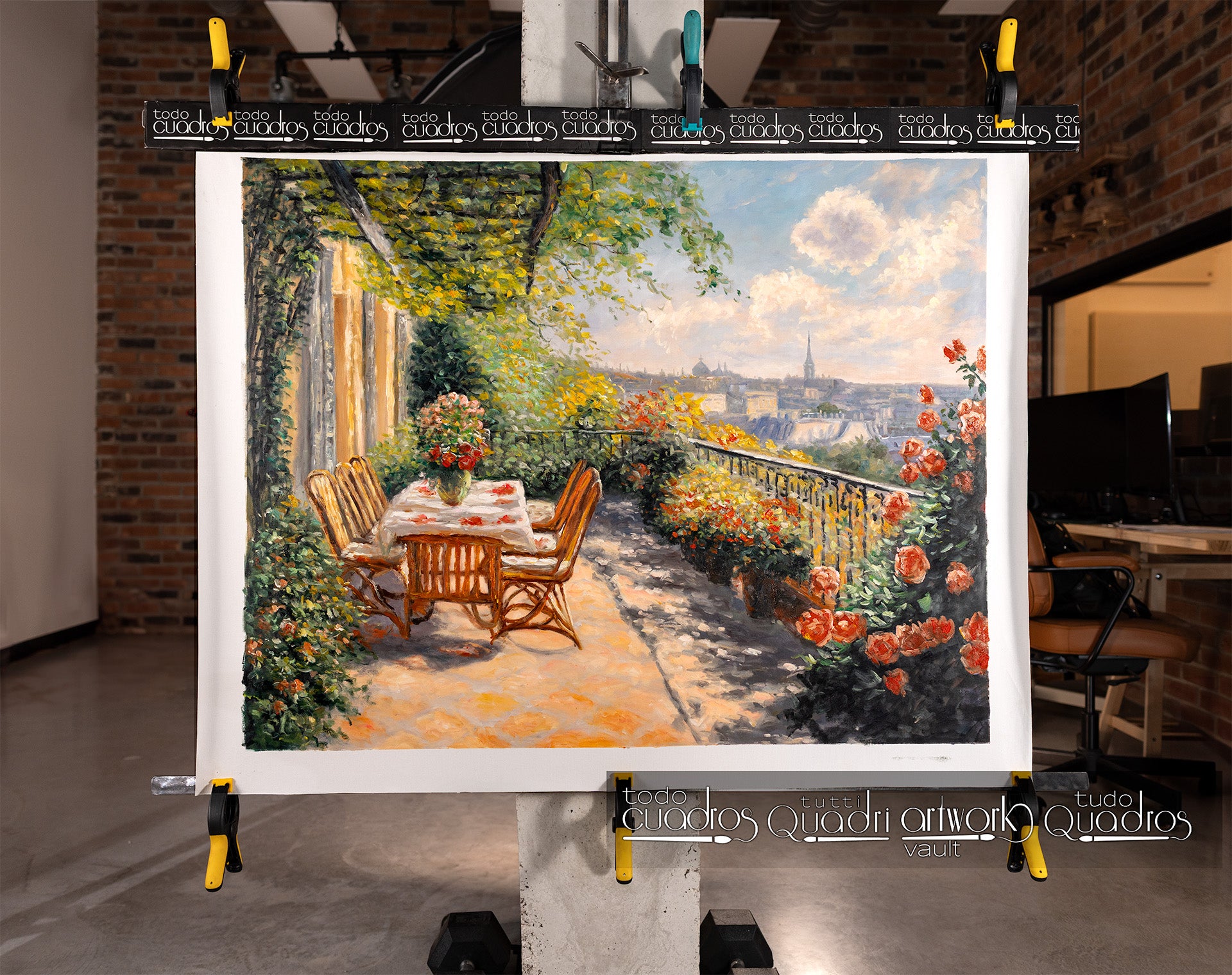 Colazione tra i Fiori, stile Monet