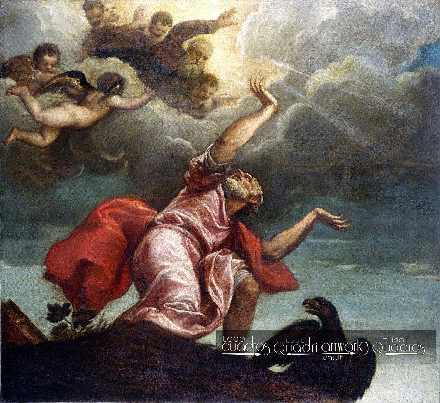 San Giovanni Evangelista a Patmos, Tiziano