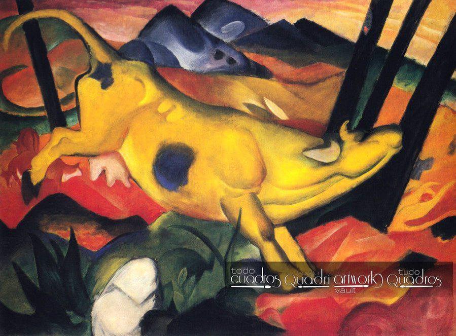 Mucca gialla, Franz Marc