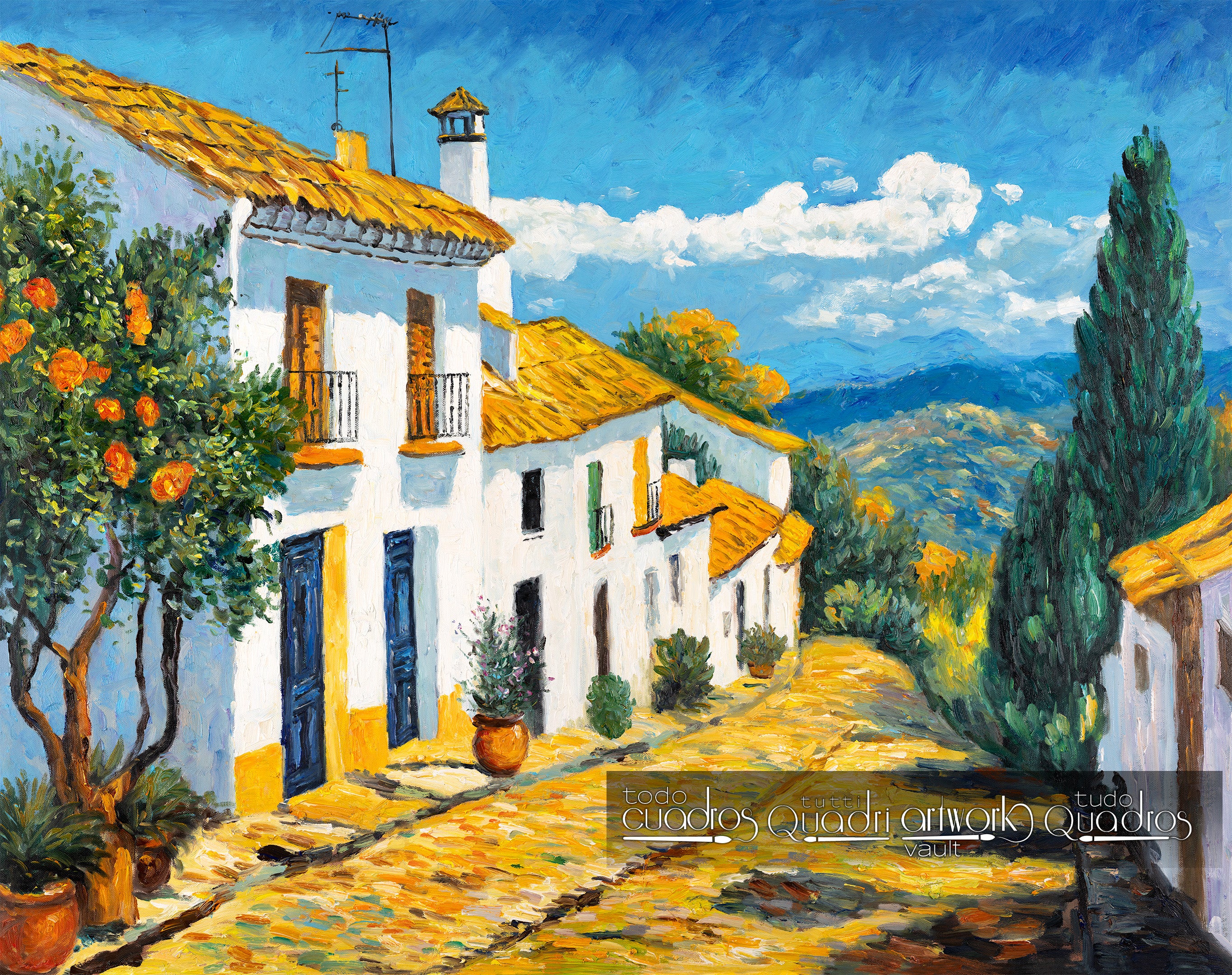 La luce del sud, stile Van Gogh