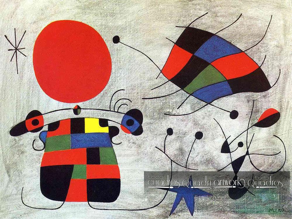 Il sorriso di ali fiammeggianti, Miró