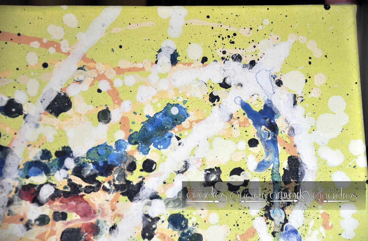 Cuadro "Homenaje a Pollock" <br /> A. Croxatto (2015)