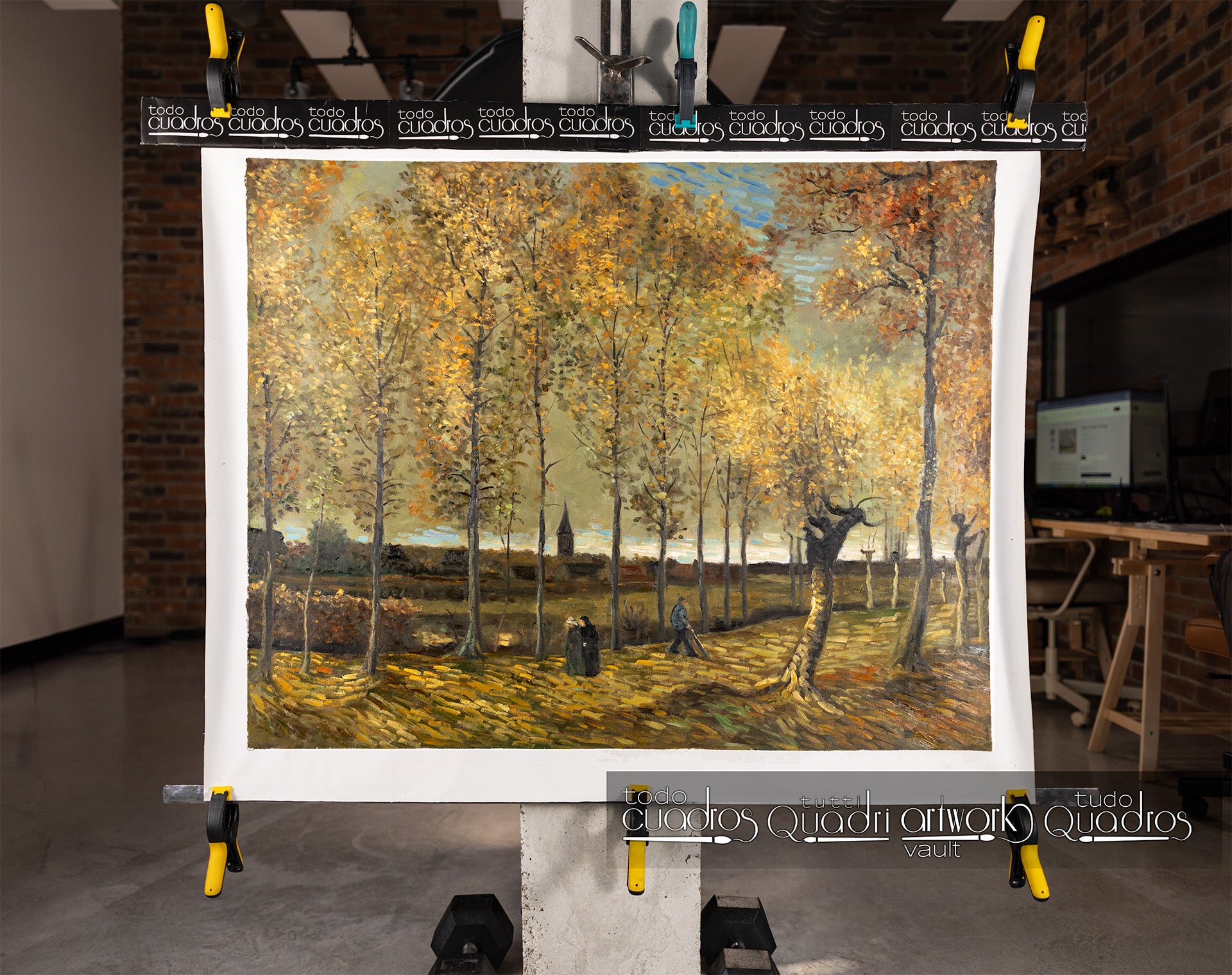 Filari di pioppi nei pressi di Nuenen, Van Gogh