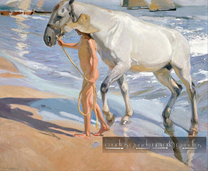 Il bagno del cavallo, Sorolla