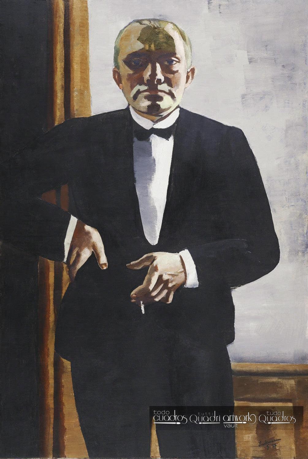 Autoritratto con smoking, Max Beckmann