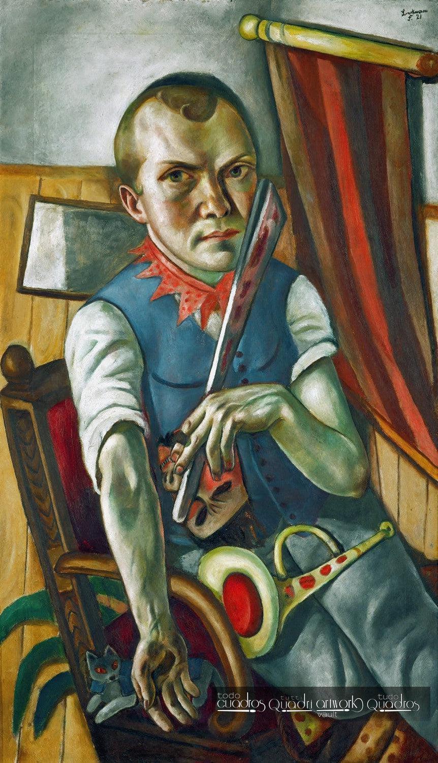 Autoretratto come clown, Max Beckmann