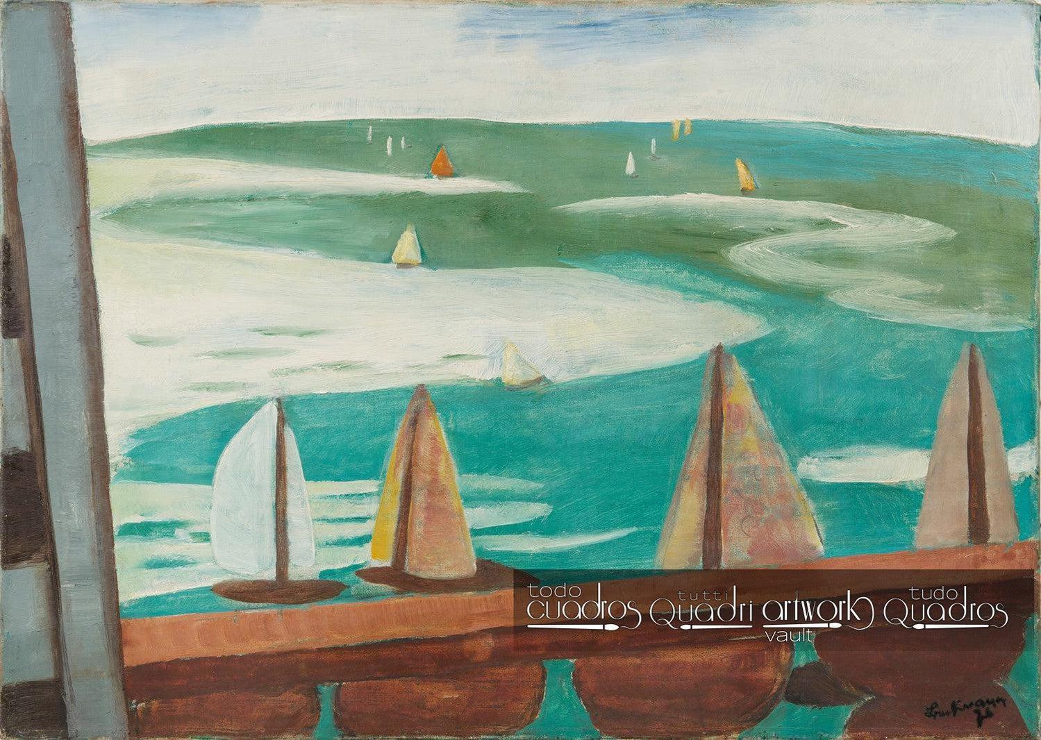 Spotorno, vista dalla finestra, Max Beckmann