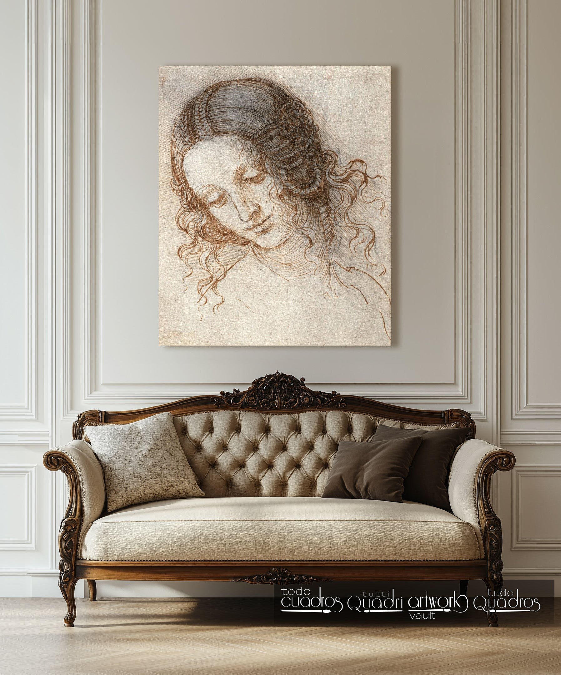 La testa di Leda, Leonardo da Vinci