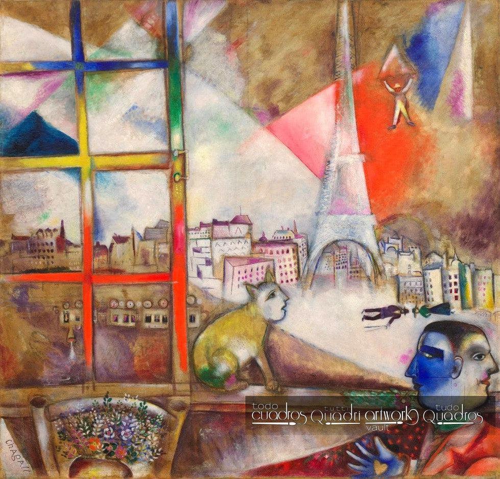 Parigi dalla finestra, Chagall