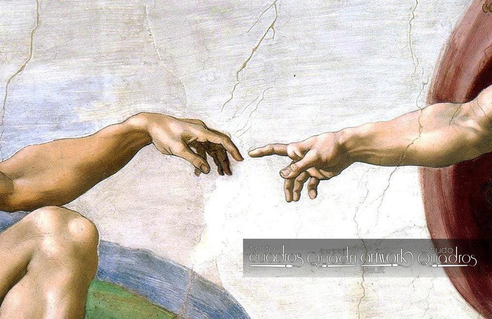 Mani di La Creazione di Adamo (mani), Michelangelo