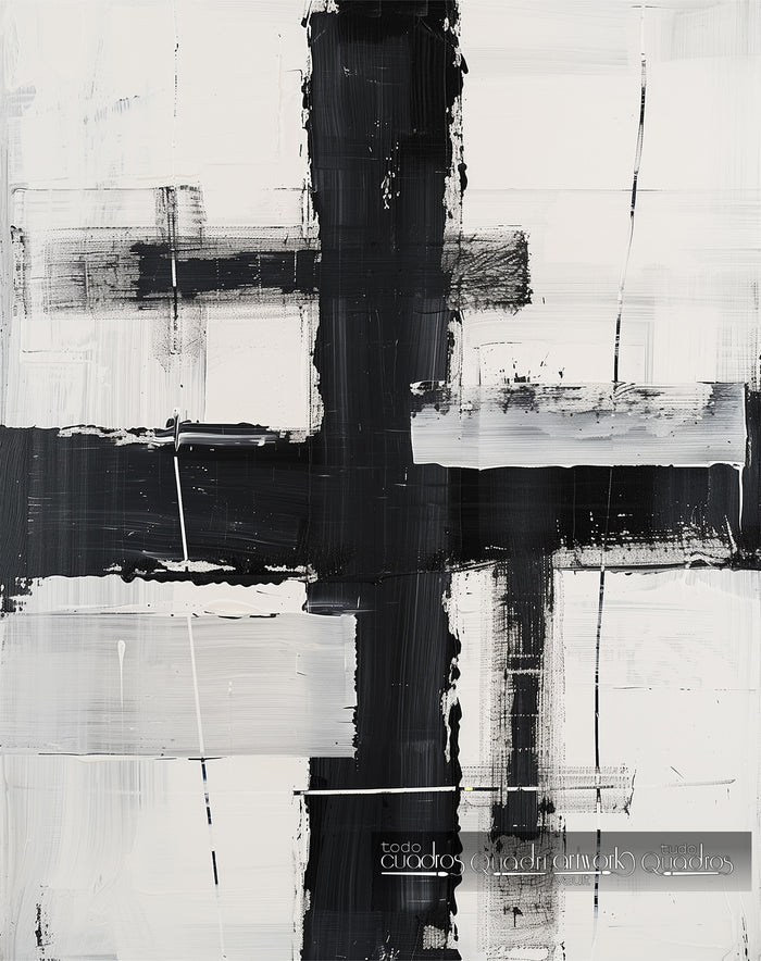 Intersezione in bianco e nero