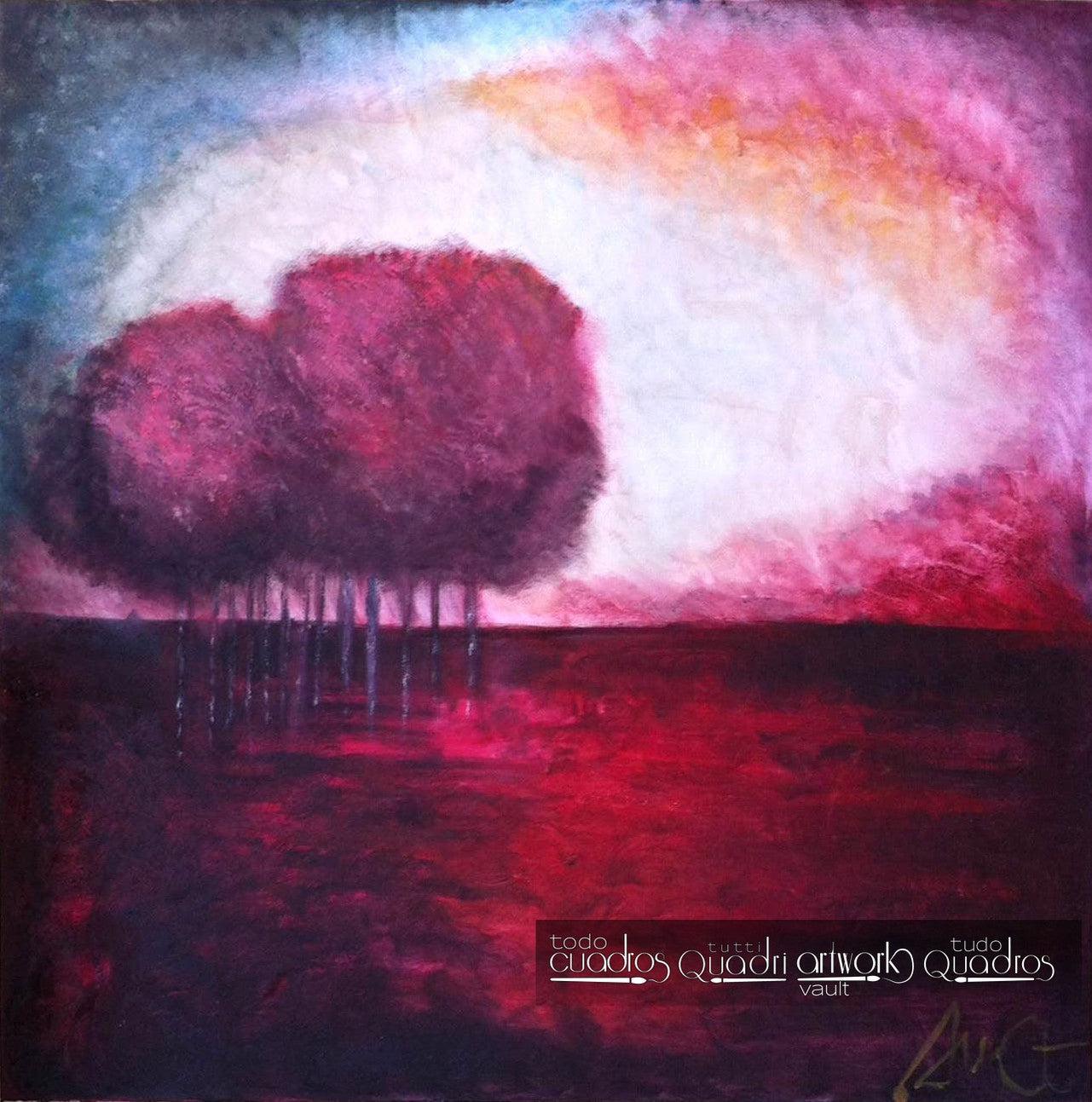 Quadro "Red Line" <br /> A. Croxatto (2015)