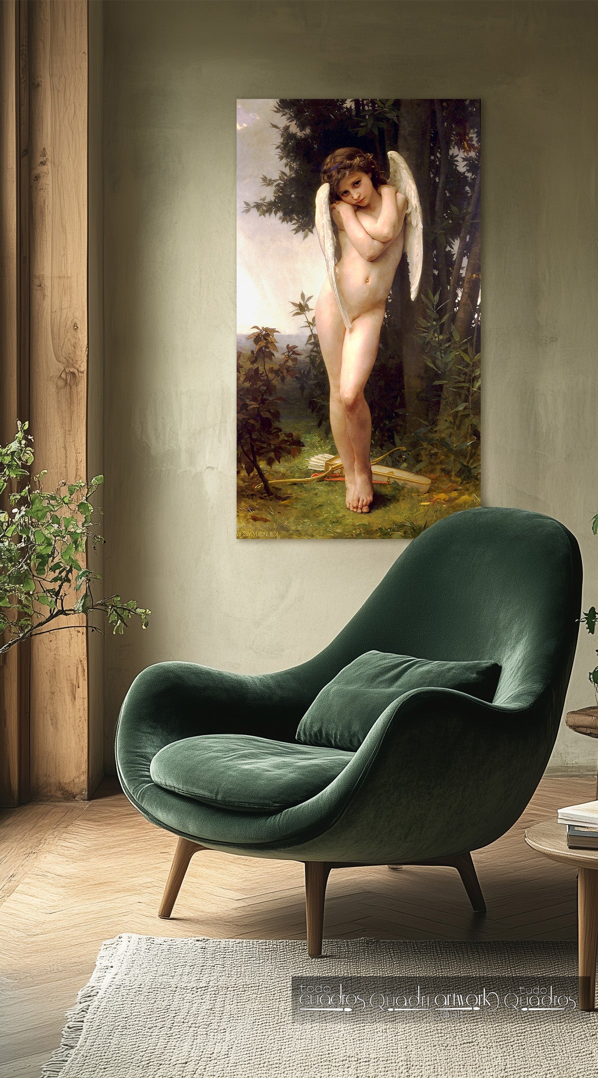 Cupido bagnato, Bouguereau