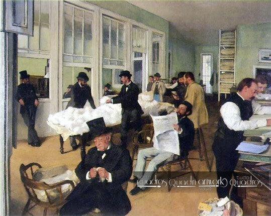 Il mercato del cotone a New Orleans, Degas