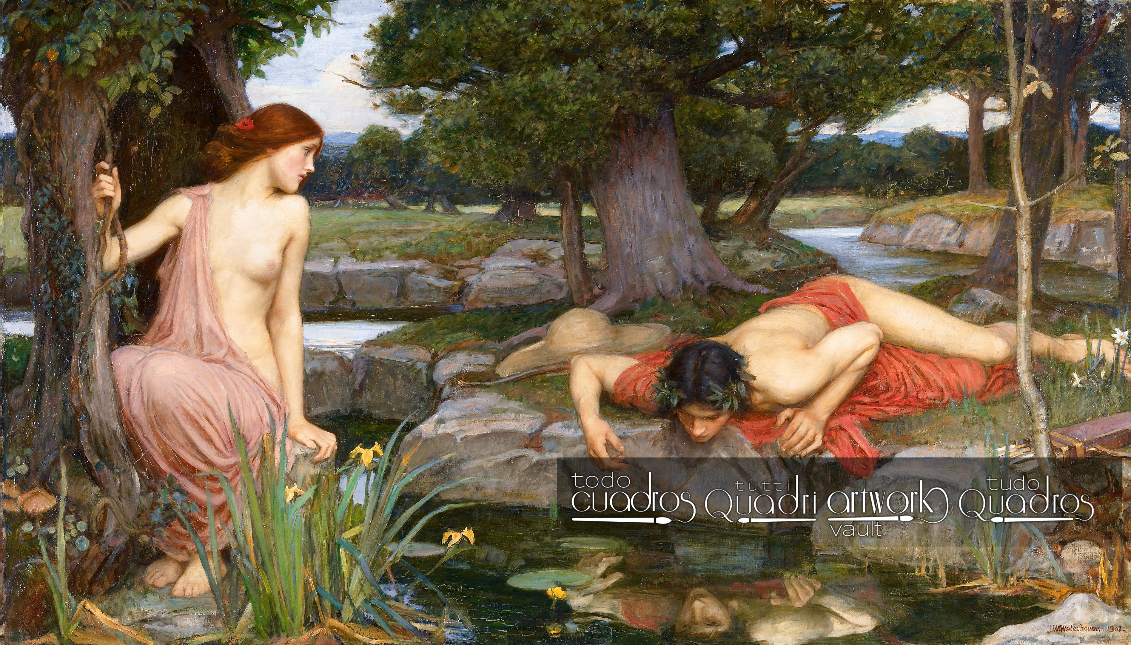 Eco e Narciso, J. W. Waterhouse