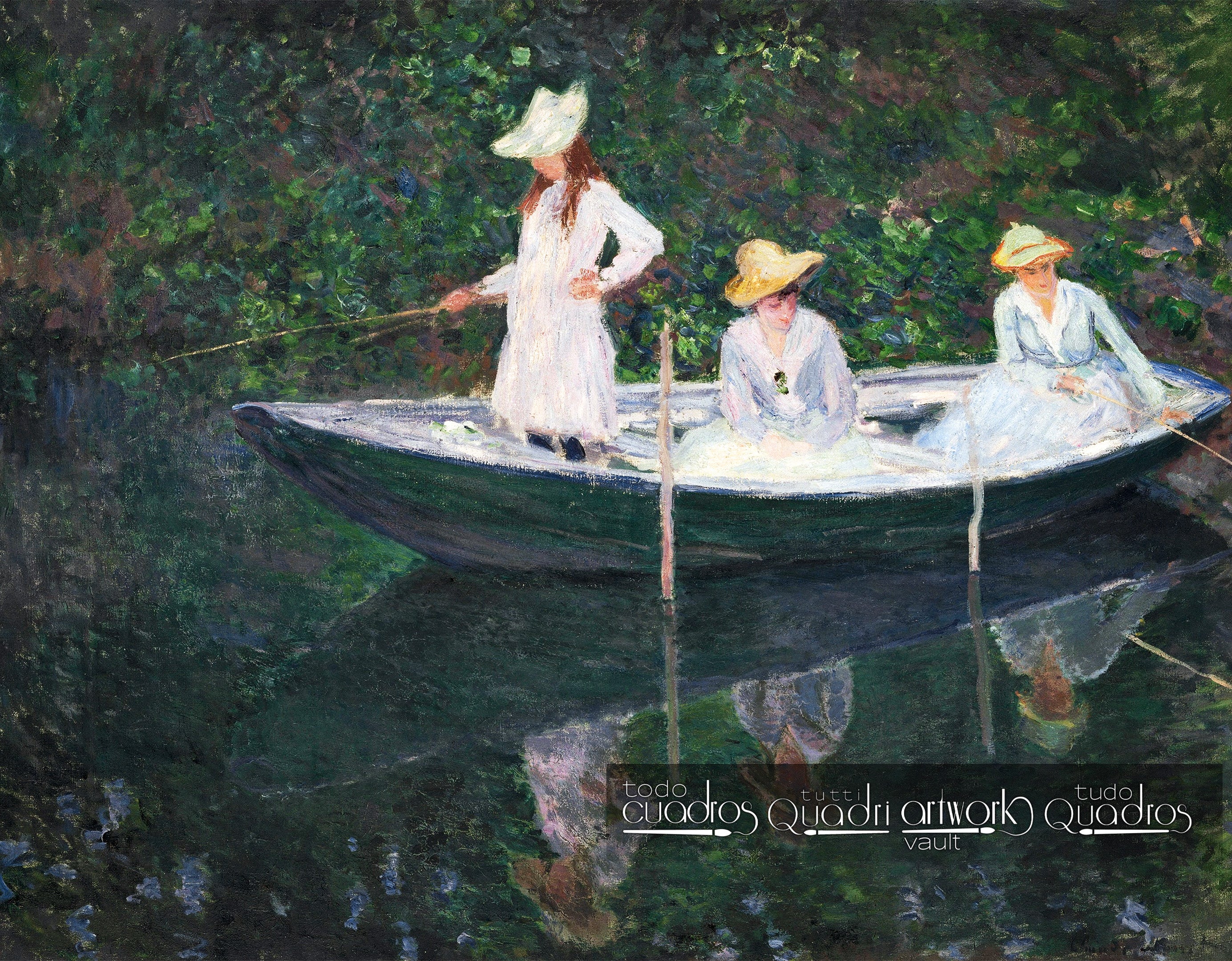La barca a Giverny, Monet