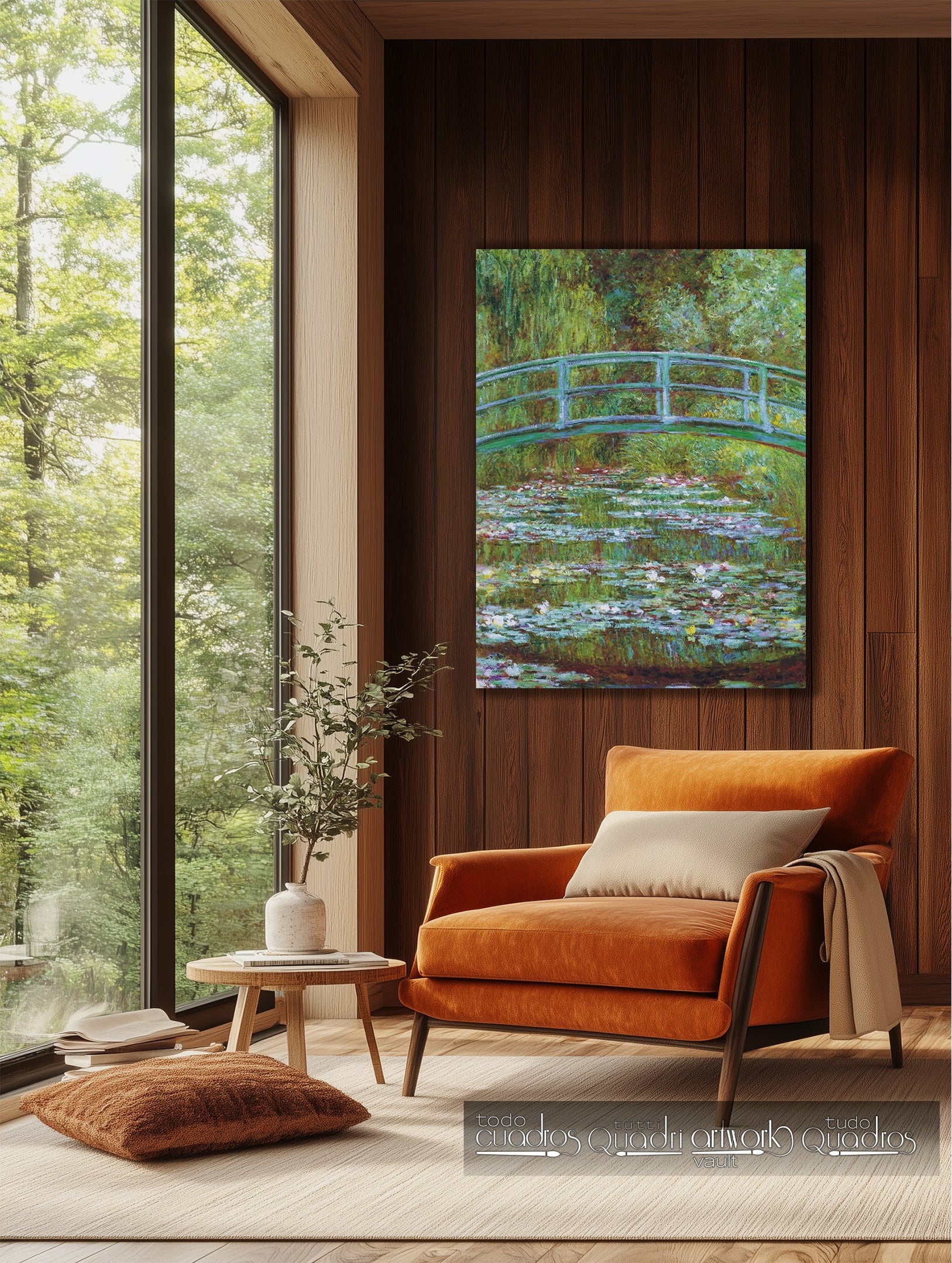 Ponte sopra uno stagno di ninfee, Monet