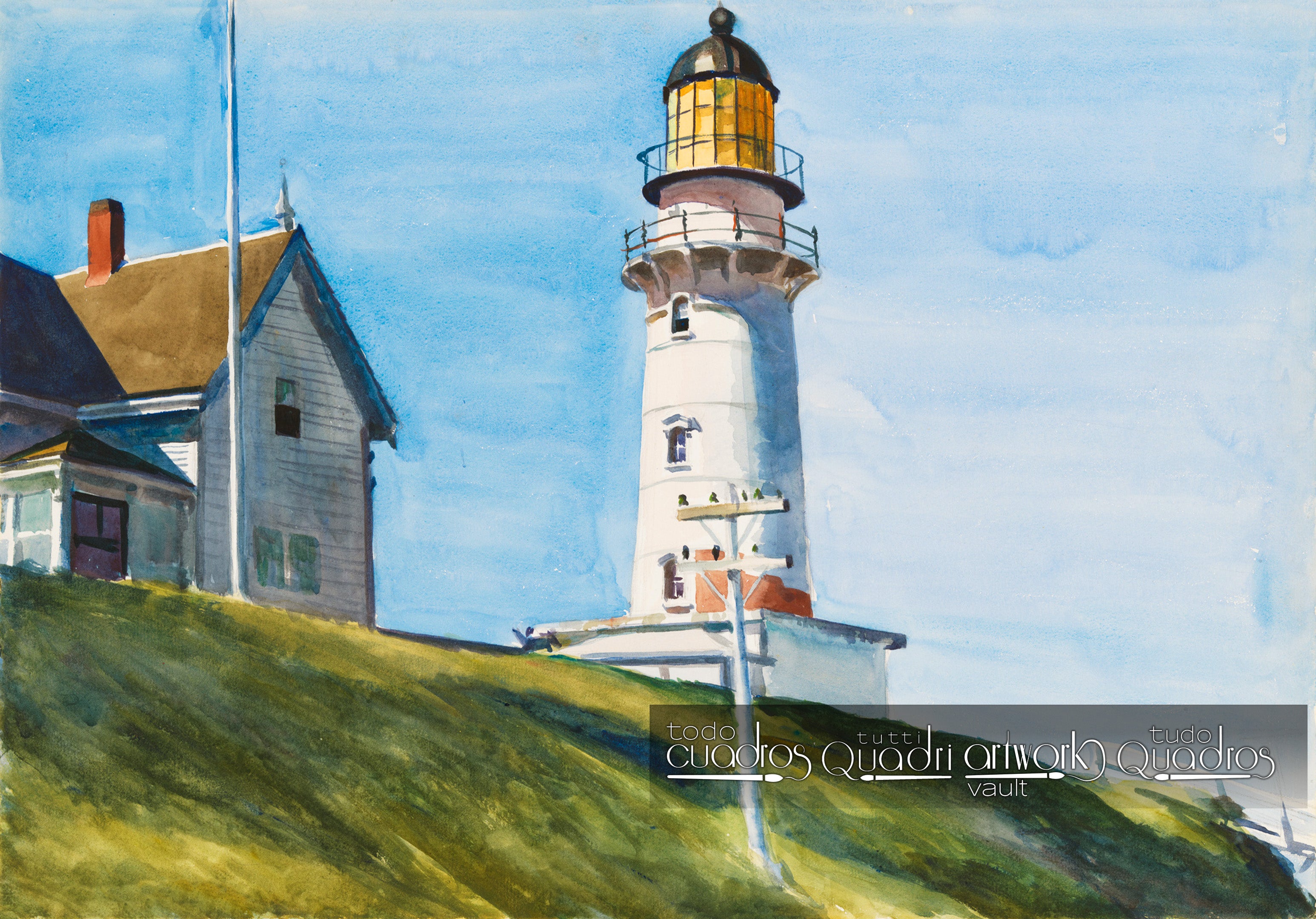 Il faro a two lights, Hopper