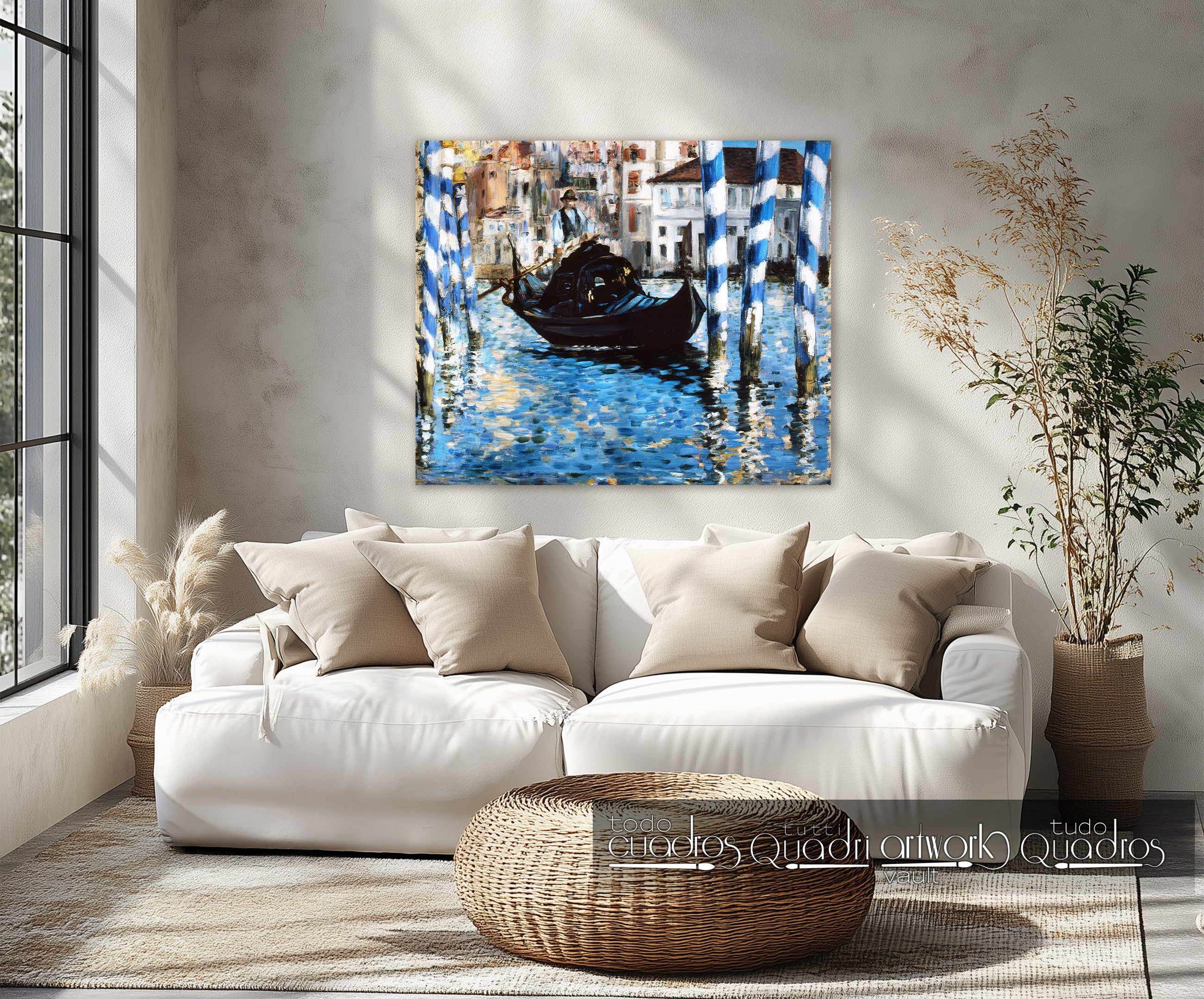 Il Canal Grande di Venezia (Venezia blu), Manet
