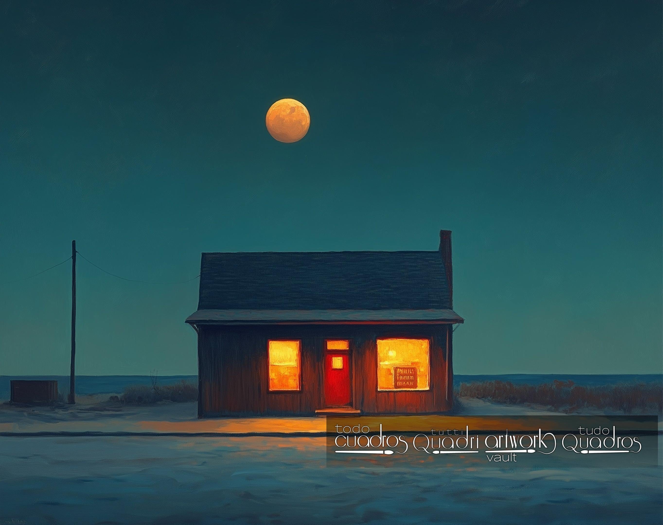 Turno di notte, stile Hopper