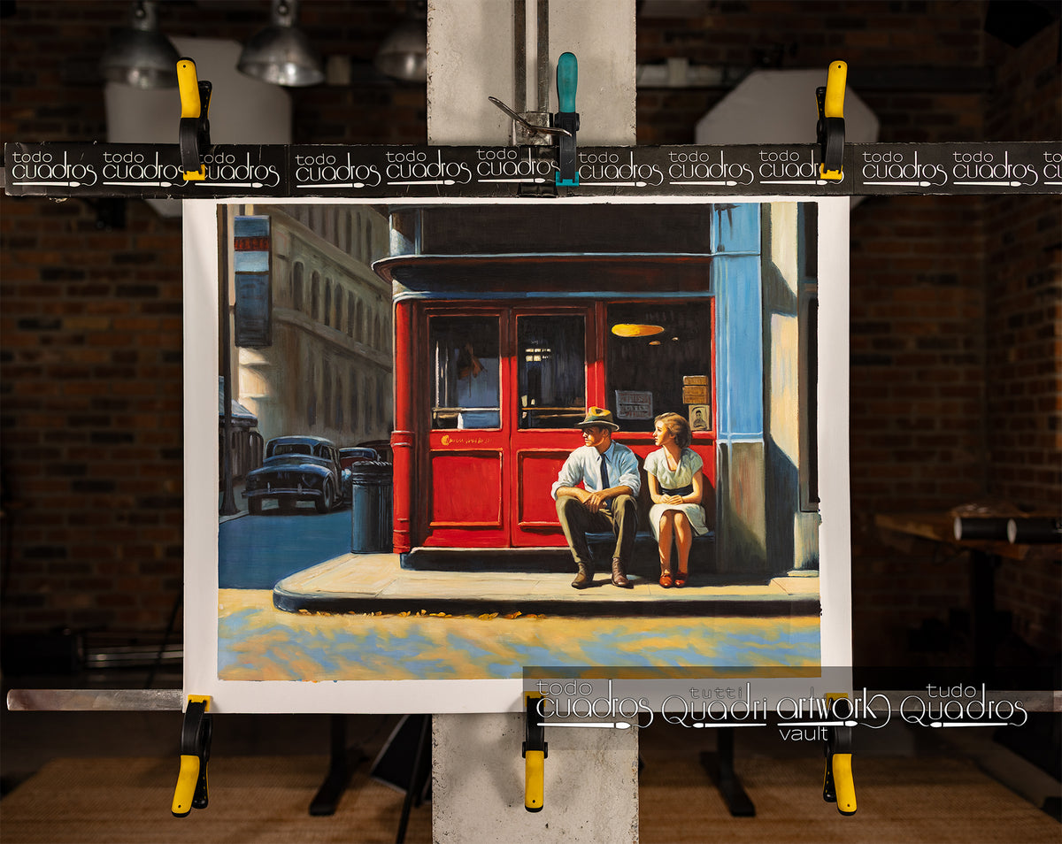 L'attesa condivisa, stile Hopper